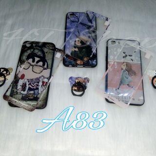 Combo ốp + kính cường lực + nhẫn iring 69k cho oppo A83