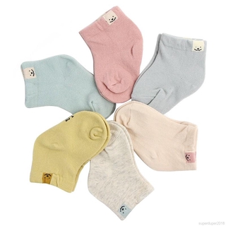Vớ cotton mềm màu trơn ấm áp thời trang màu thu cho bé