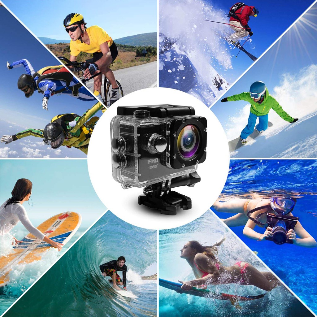 Camera Hành Trình Phượt Waterproof Sports Cam 1080 Full HD Chống Nước