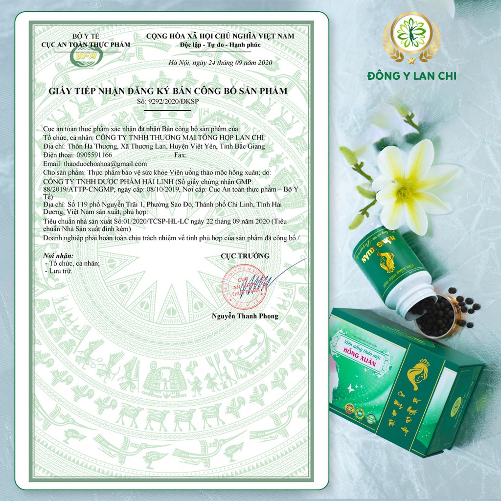 VIÊN UỐNG THẢO MỘC HỒNG XUÂN LAN CHI_ ĐIỀU HOÀ NỘI TIẾT TỐ NỮ, HỖ TRỢ HIẾM MUỘN- FREE SHIP TOÀN QUỐC | BigBuy360 - bigbuy360.vn