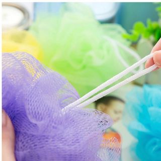bông tắm tạo bọt có hạt siêu mềm