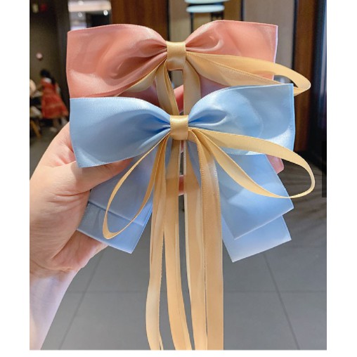 Nơ kẹp tóc bản to ✨ FREESHIP ✨Kẹp tóc nơ ruy băng cỡ lớn phong cách Hàn Quốc xinh xắn.