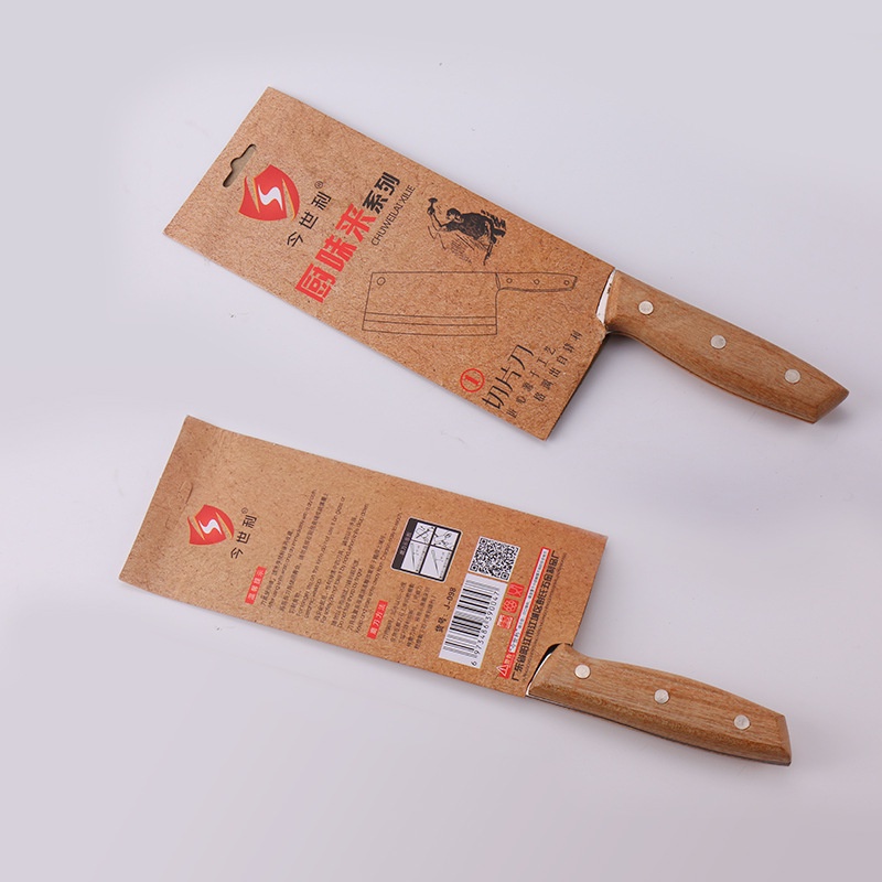 Dao đại chặt xương cán gỗ inox cực bén cao cấp - Dao inox dày chắc chắn