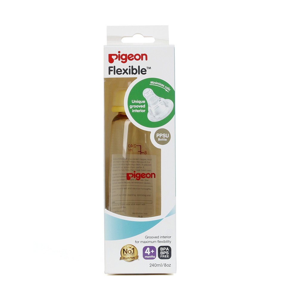 Bình sữa Pigeon PPSU cổ thường 160ml/240ml