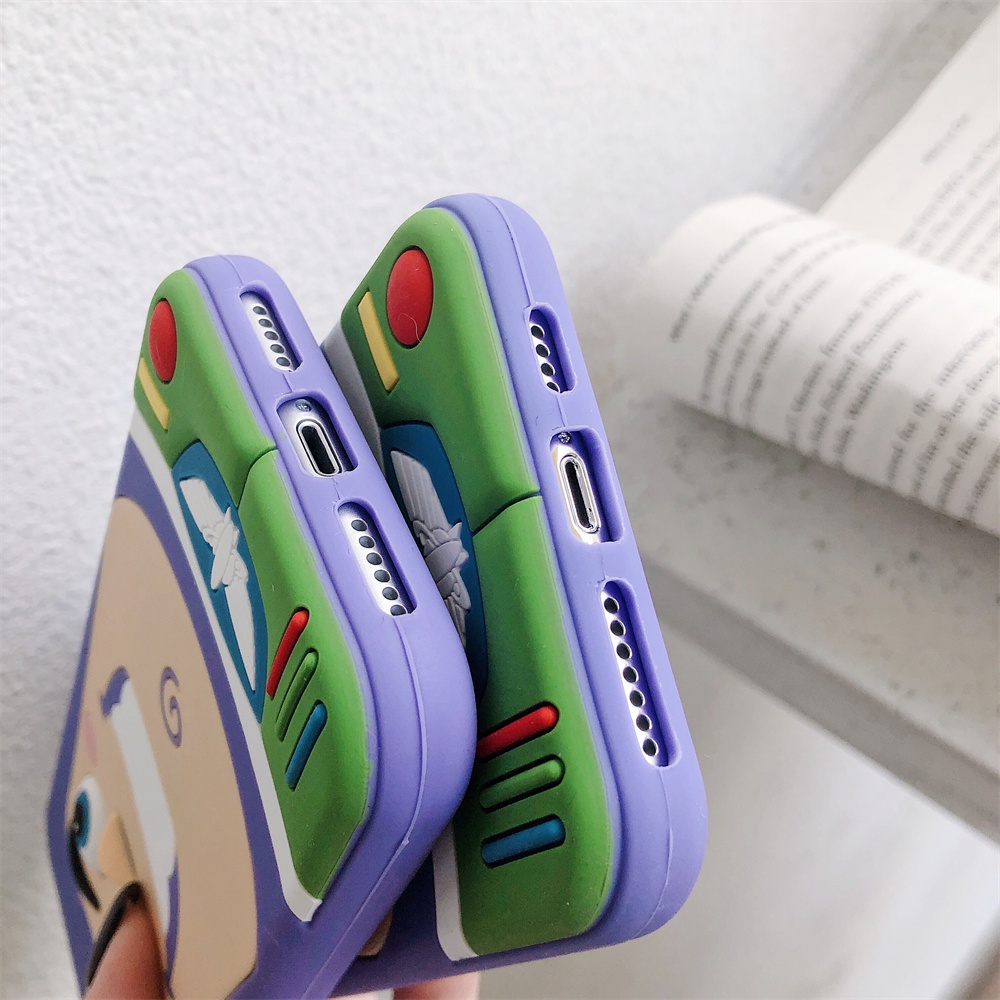 Ốp Điện Thoại TPU Silicon Mềm Hình Buzz 3D Cho iPhone 11 12 13 Pro Max 12Pro 13Pro X XR XS Max 6 6s 7 8 Plus