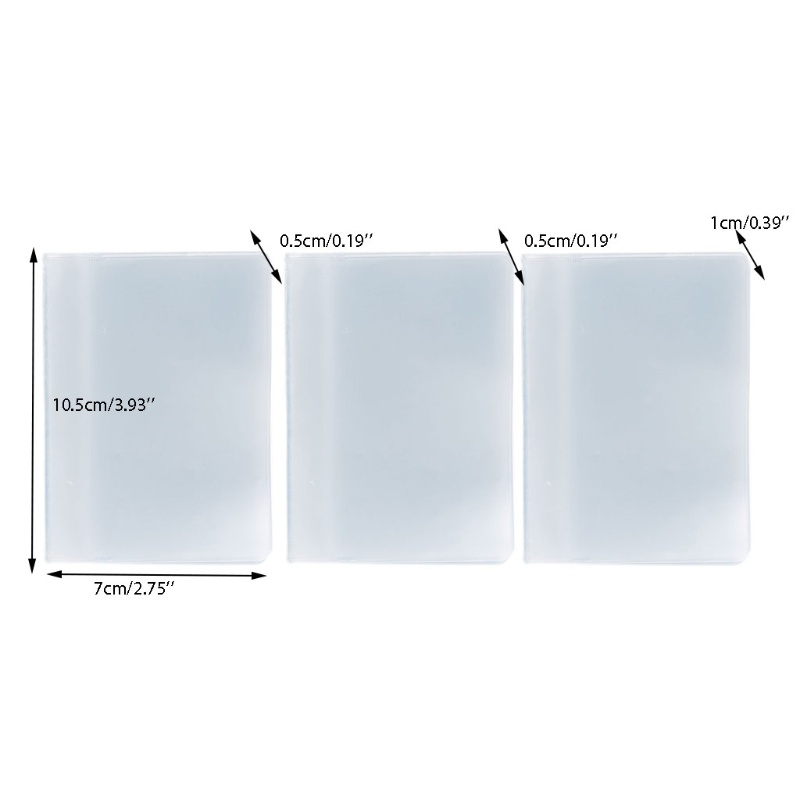 Hộp Đựng Thẻ ID/Thẻ ID Bằng Nhựa PVC Trong Suốt Tiện Lợi