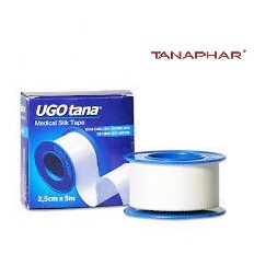 Băng cá nhân UGO TANA 1,25x4m băng dính cuộn vải lụa y tế