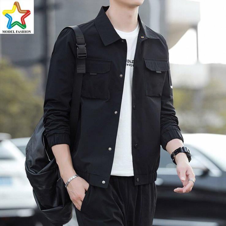 Áo khoác kaki bomber 2 lớp cao cấp PHL Fashion bk19