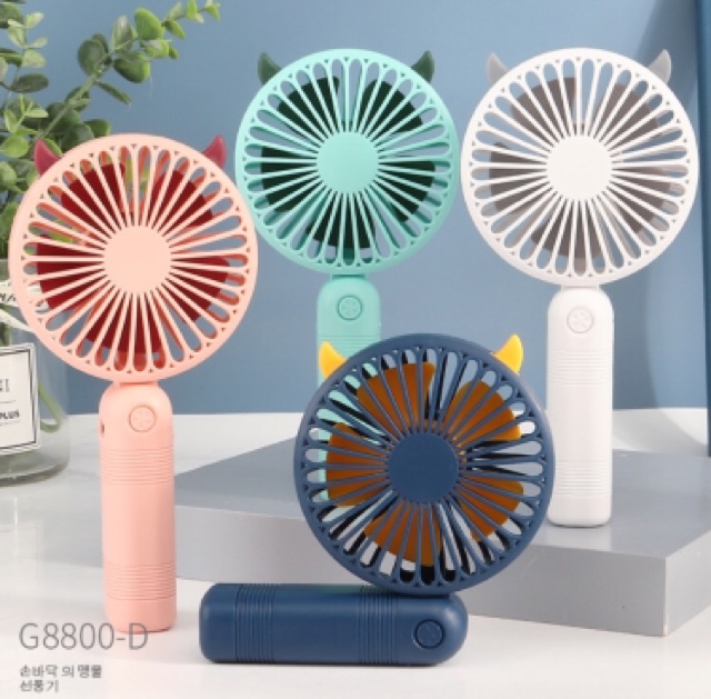 Quạt cầm tay mini sạc usb có thể gập để bàn