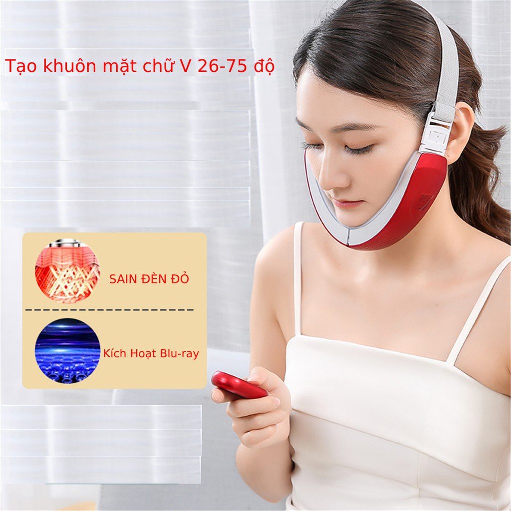 Máy Nâng Cơ Mặt H1031 - Máy Xóa Nọng Cằm Định Hình Khuôn Mặt Vline H1031 - Đai Nâng Cơ Mặt