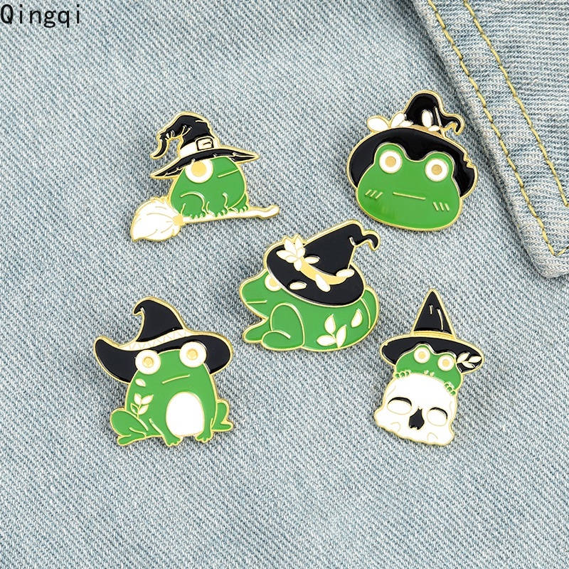 Trâm cài áo Miss Zoe hình ếch hoạt hình xinh xắn