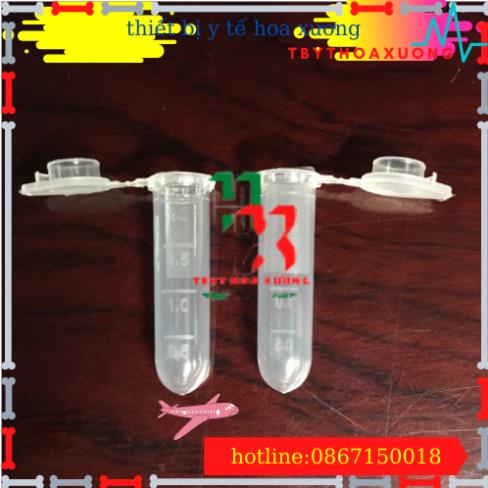 Ống ly tâm 2ml - Eppendorf 2ml - Túi 500 cái