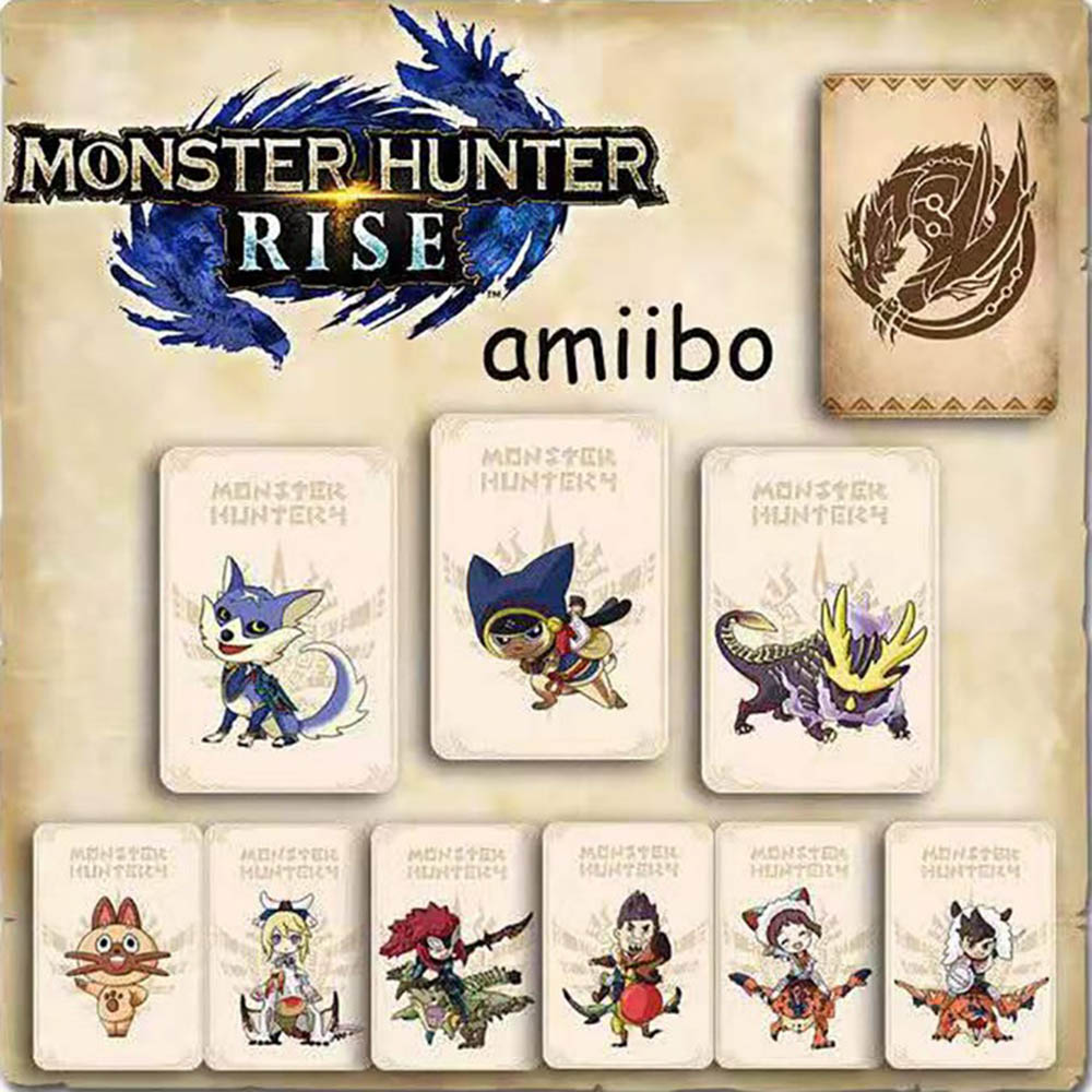 Bộ 3 / 9 Tấm Card Game Monster Hunter | BigBuy360 - bigbuy360.vn