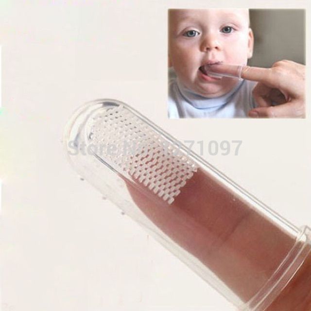 Rơ lưỡi silicon vệ sinh răng miệng cho bé