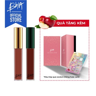Set 2 Cây Son Kem Lì Bbia Last Velvet Lip Tint - Orange Red Tone (2 Cây X 5g X Hộp X Sticker) - Limited Edition