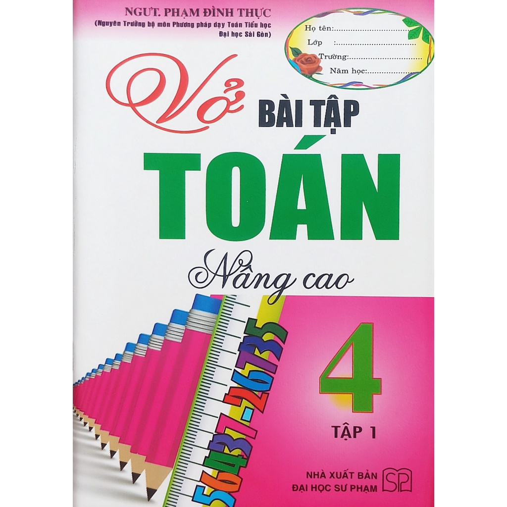 Sách - Vở bài tập toán nâng cao lớp 4 - Tập 1