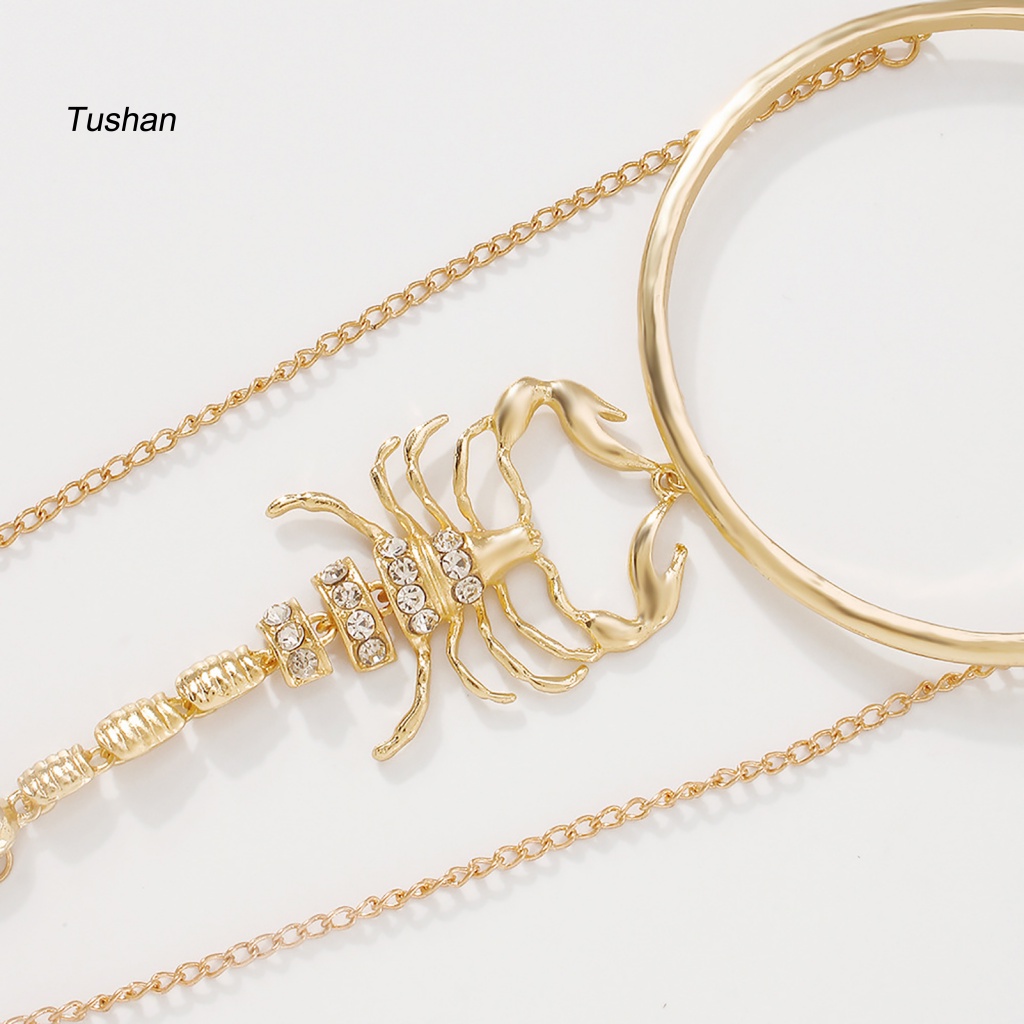 Vòng Đeo Cánh Tay Dạng Vòng Hở Màu Sáng Lâu Trôi Cho Nữ