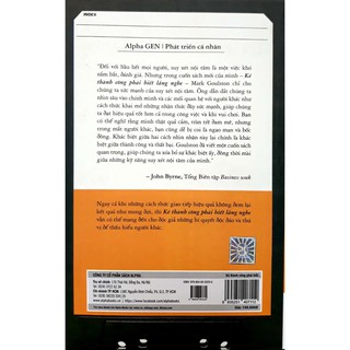 Sách - Kẻ Thành Công Phải Biết Lắng Nghe [AlphaBooks]