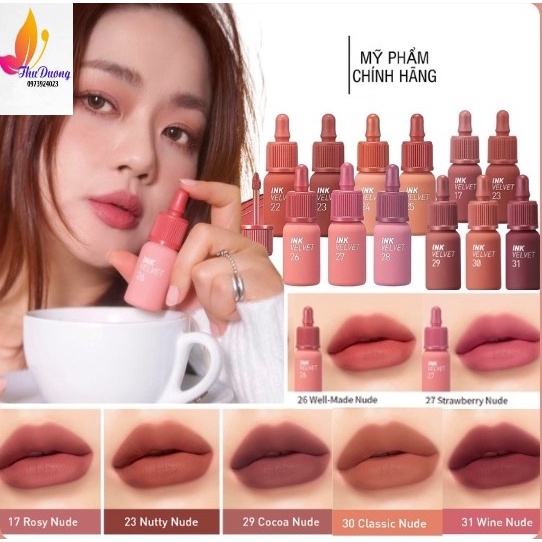 Son Kem Lì Peripera Ink Velvet new 2022