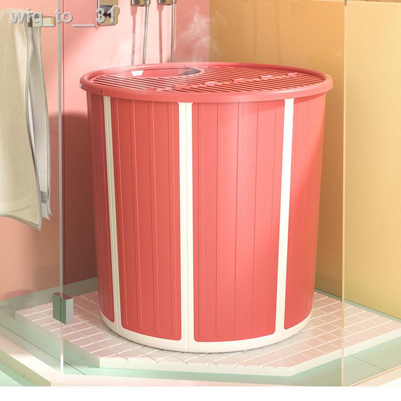 wiq_to__31Xô tắm người lớn có thể gập lại xô gia dụng cho trẻ em bồn toàn thân tạo tác