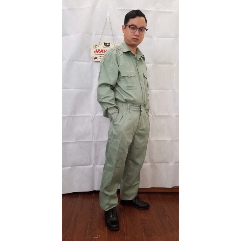 Bộ công nhân màu xanh Ngọc -loại 1