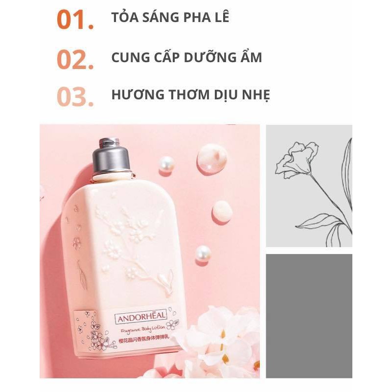 [MẪU MỚI] ✨SỮA DƯỠNG THỂ PHÁT SÁNG ANDORHEAL BODY LOTION✨