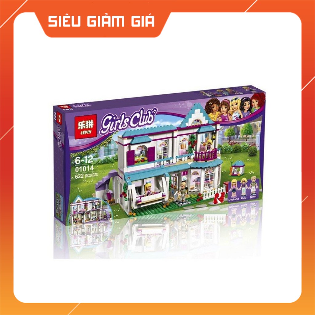 Lắp Ráp Xếp Hình Frends Ngôi Nhà Tình Bạn Của Stephanie 649 Khối LEPIN01014 BELA10612