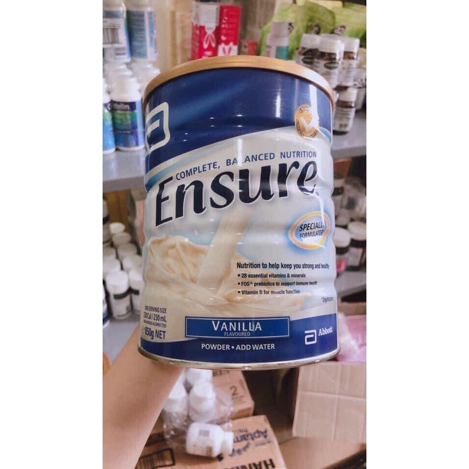 SỮA BỘT ENSURE ÚC VỊ VANI (850G)