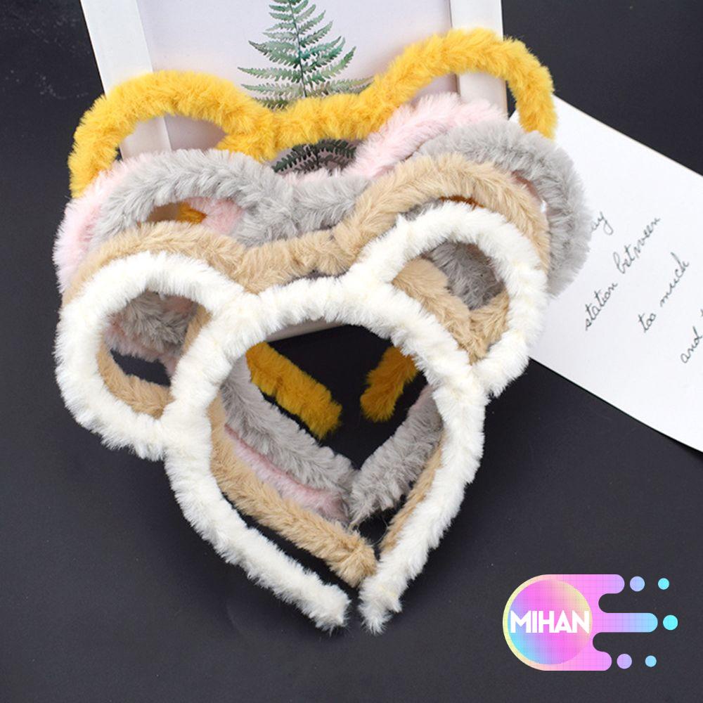 Cài tóc tai thỏ/ tai mèo bằng vải lông nhiều màu tùy chọn dễ thương cho nữ