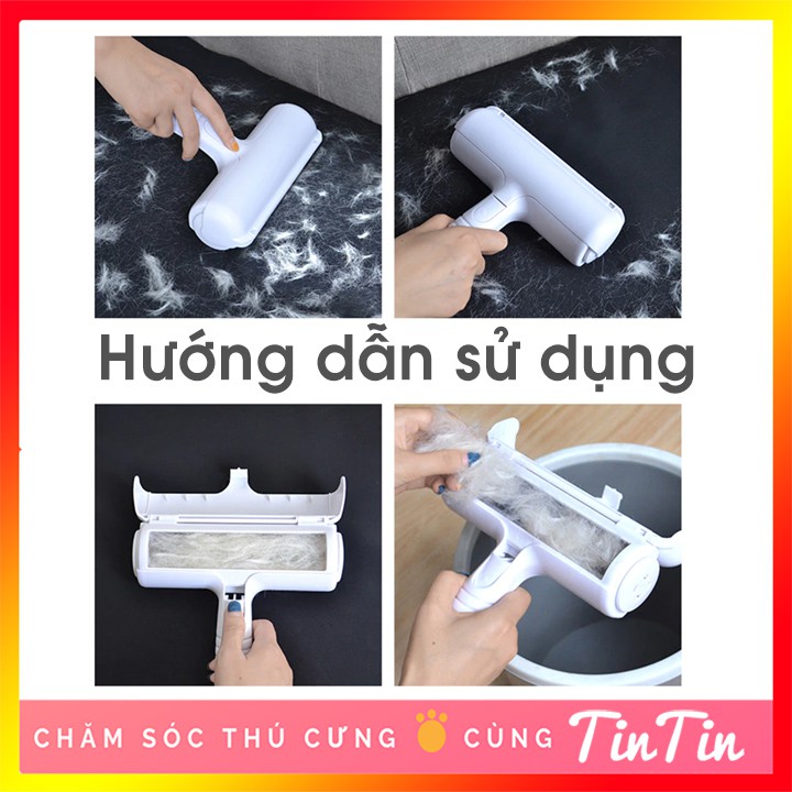 Cây Lăn Lông Tĩnh Điện Hút Lông Chó Mèo #Tintin Pet Store