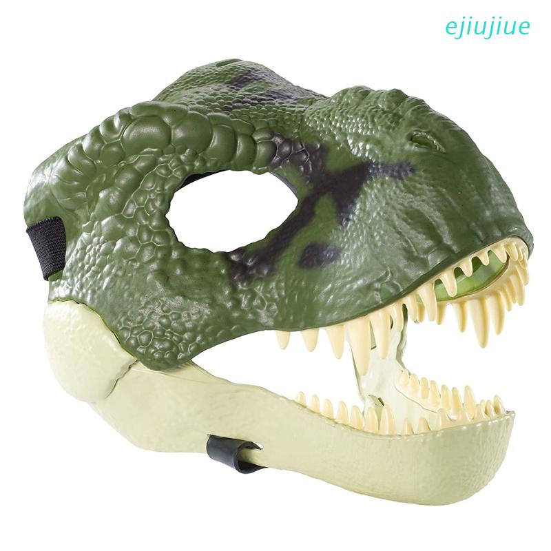Mặt nạ hóa trang halloween phối hình khủng long bằng latex