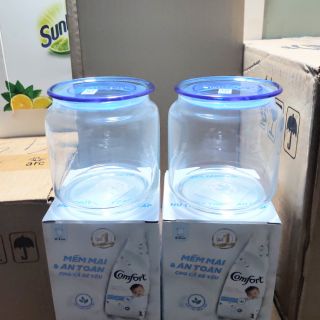 Lô 2 HŨ THỦY TINH LUMIARC  CÓ NẮP ĐẬY 500ml