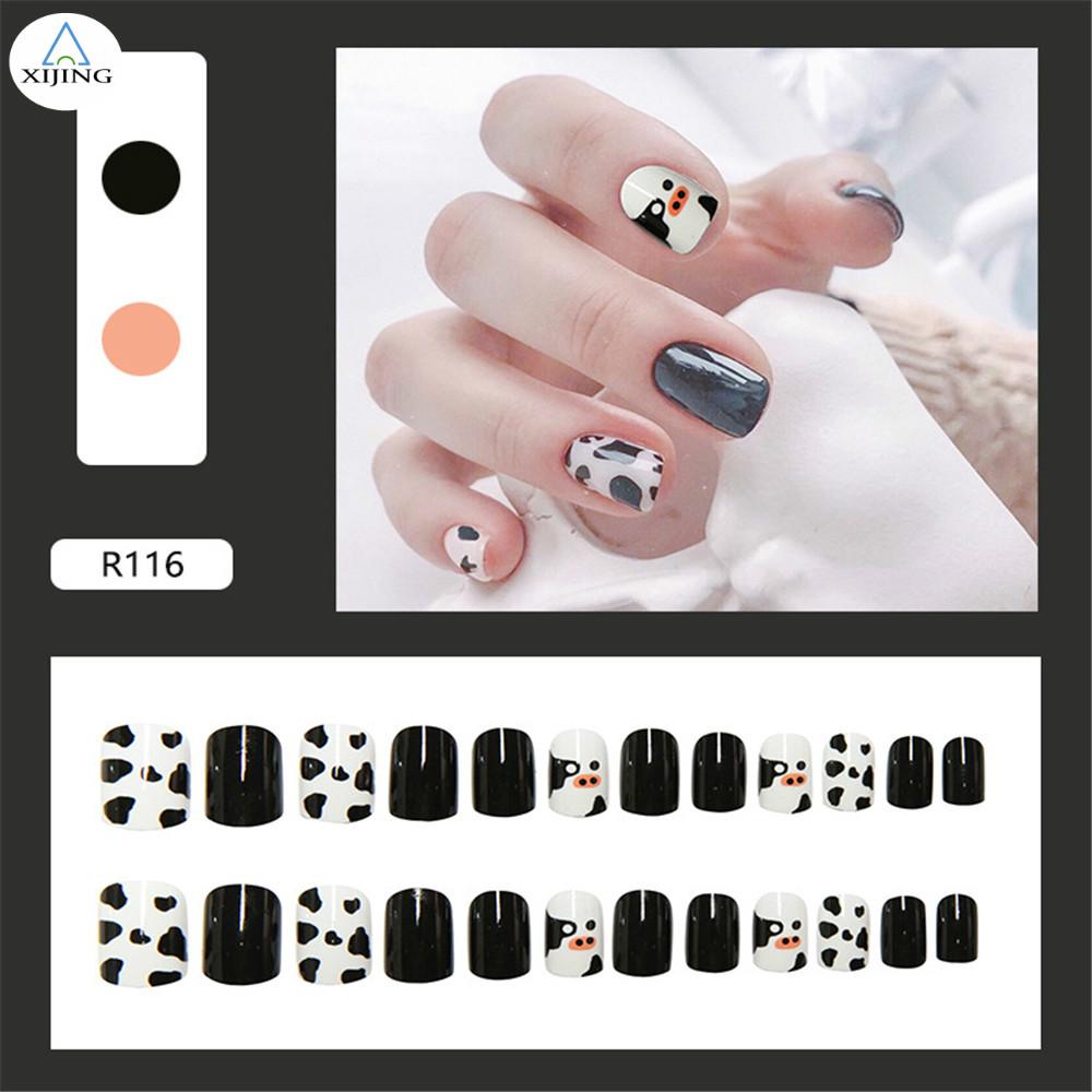 Bộ Móng Tay Giả Trang Trí Chống Thấm Nước Có Thể Tháo Rời