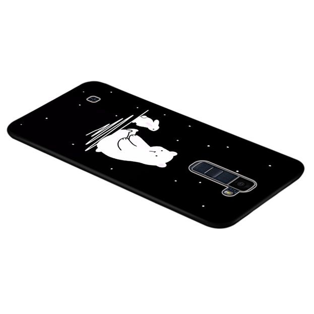 Ốp lưng hình gấu trắng dành cho điện thoại LG K4 K8 K10 G7 ThinQ 2016 2017