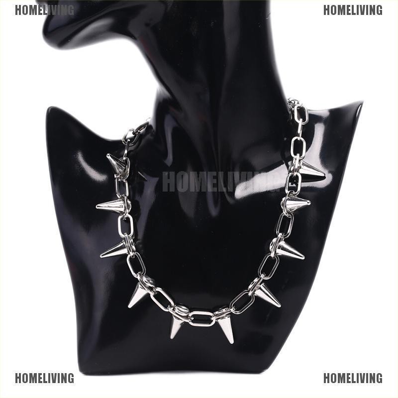 [Homeliving] Vòng Cổ Choker Đinh Tán Phong Cách Punk Rock Biker