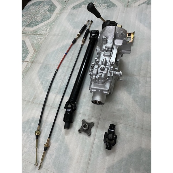 Bộ số ô tô 5 tạ,5 tiến 1 lùi,khớp 17li,đầy đủ phụ kiện,dùng chế xe 3 bánh,dùng cho máy 100,110,125cc ,khớp máy cốt 17li