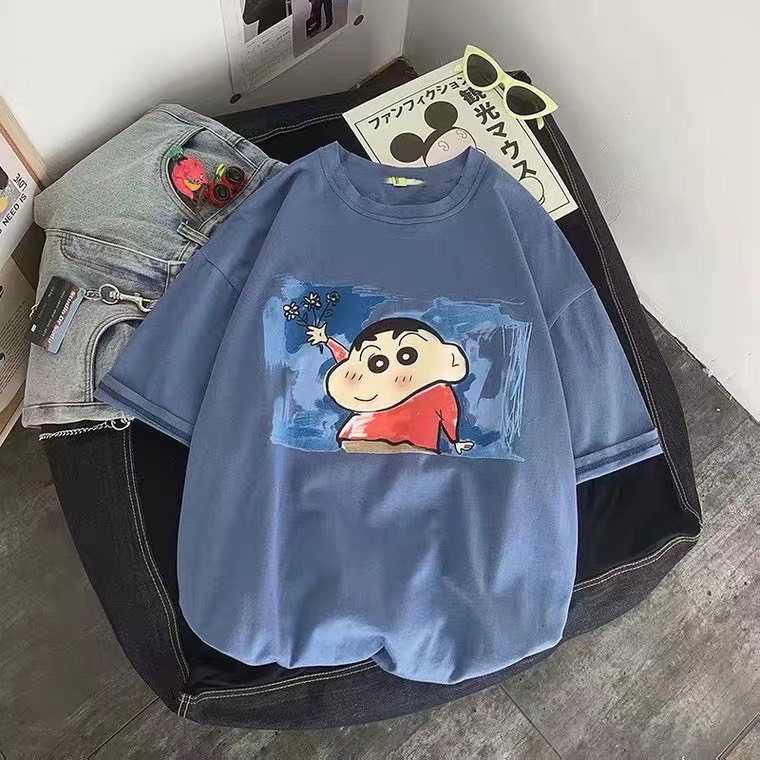 Áo thun tay lỡ Shyn bút chì A5