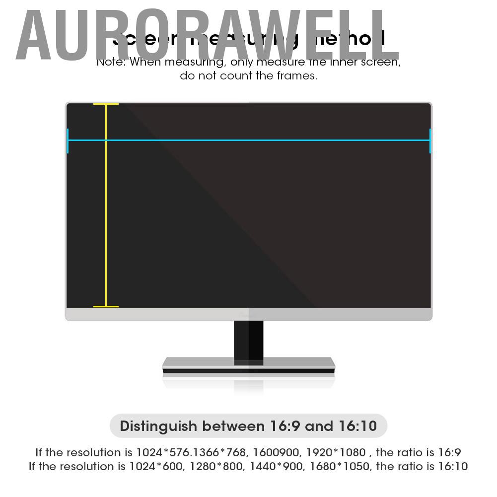 Miếng dán bảo vệ màn hình máy tính chống nhìn trộm phù hợp cho kích thước 21.5 tỉ lệ 16:10