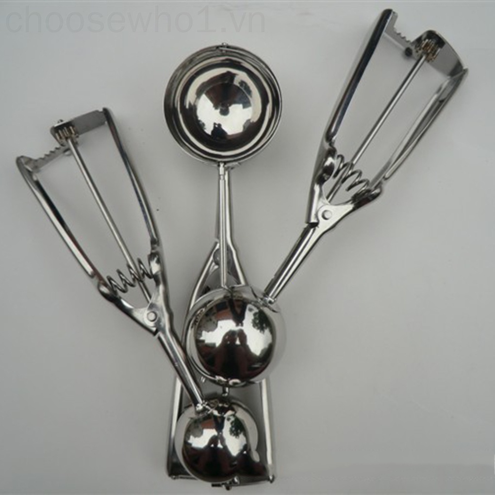 Muỗng múc kem bằng thép không gỉ tiện dụng