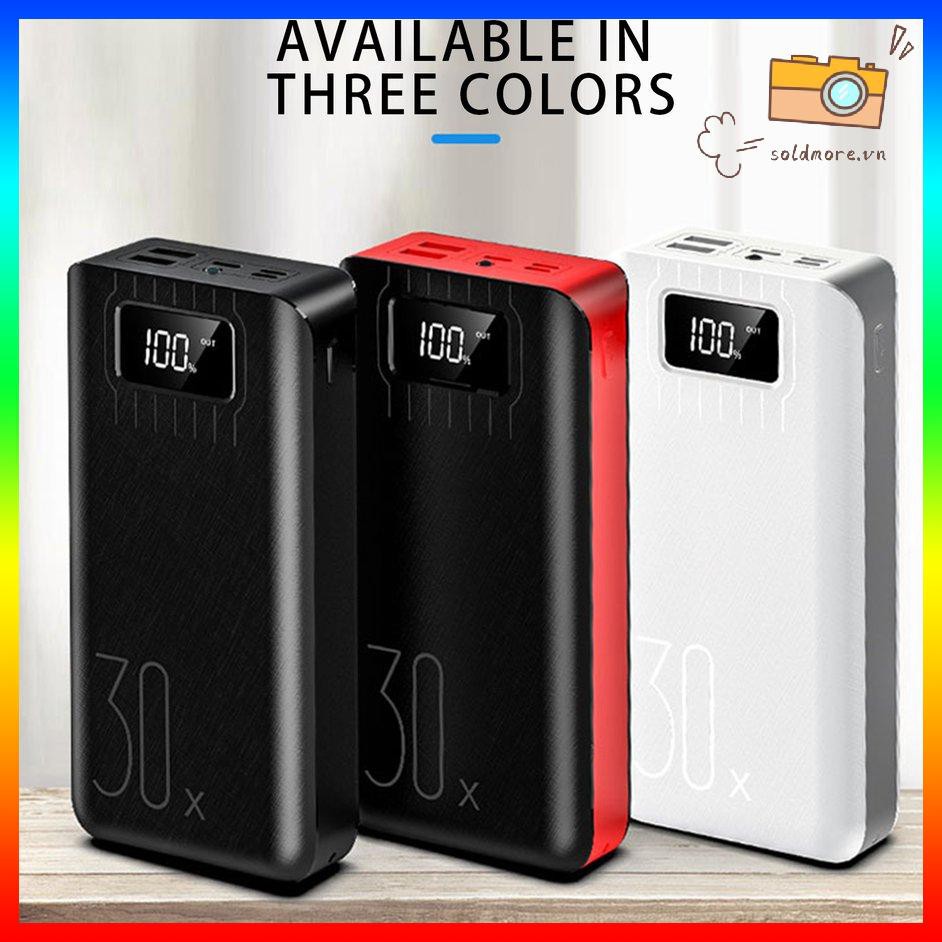 Bộ Sạc Dự Phòng Có Đèn Pin 30000mah Chất Lượng Cao