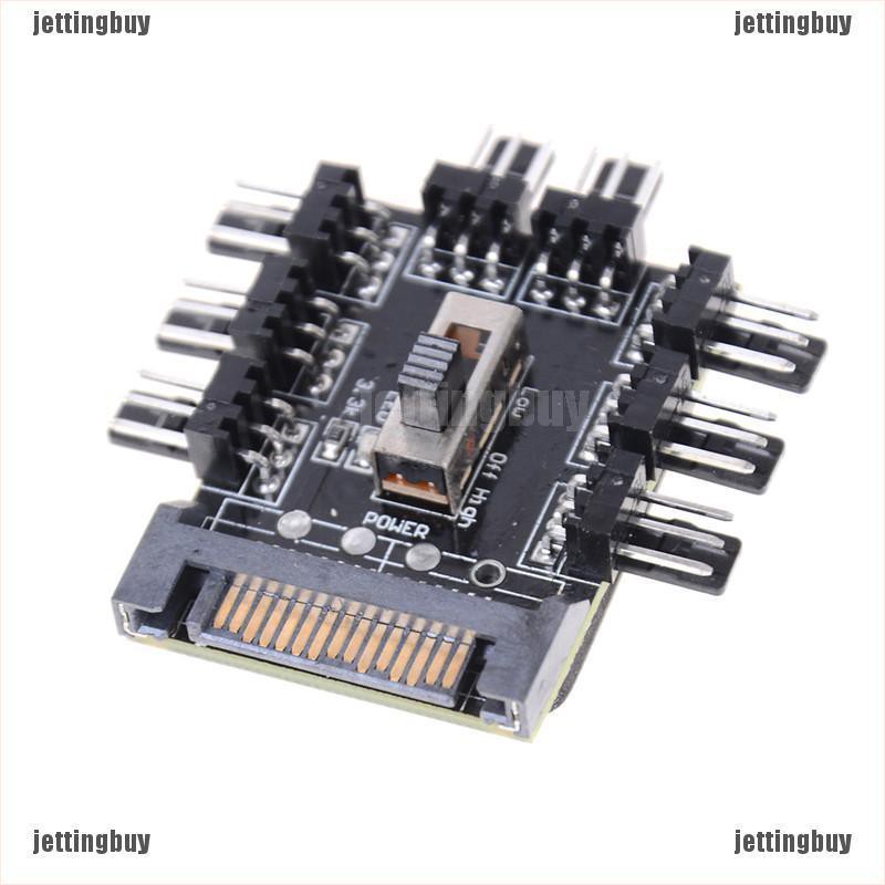 Bộ Chia Cổng Sata 1 Sang 8 3pin 12v