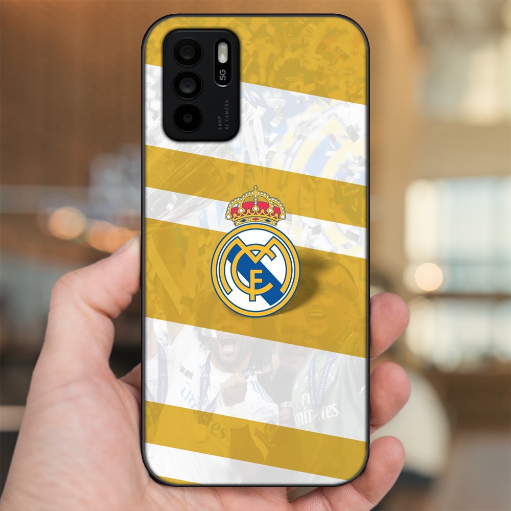 Ốp lưng Oppo Reno 6Z 5G viền đen in hình Real Madrid