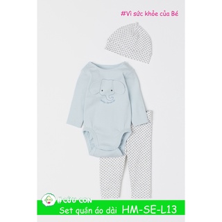 Set quần áo dài voi con h&m uk auth