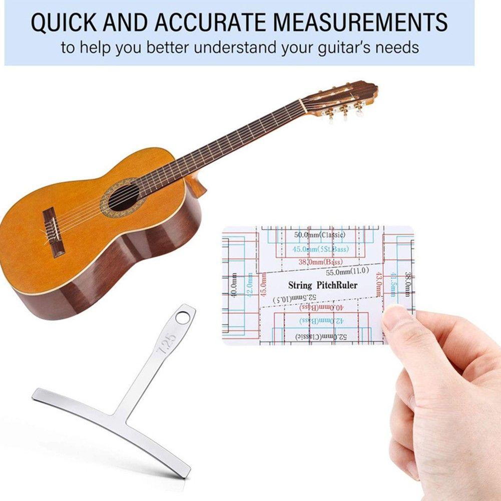 CHOOKEY Thước Đo Dây Đàn Guitar Hình Chữ T