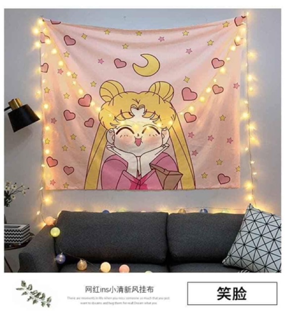 Trả hàng fb  vải in treo đèn