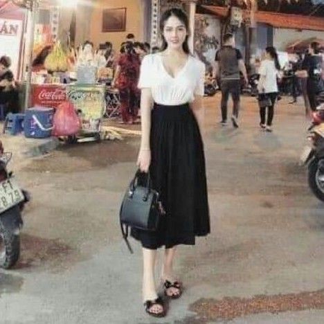 💦 CHÂN VÁY XẾP LY MIDI DẬP LY CỰC ĐEP Ạ 😍freeship 😍 | BigBuy360 - bigbuy360.vn
