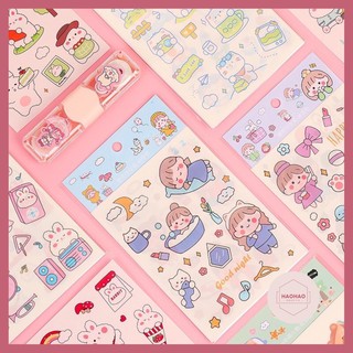 Sticker trang trí nhiều màu sắc đáng yêu