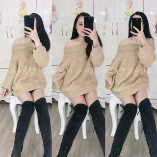 Áo váy len vs váy body Lệ Thu