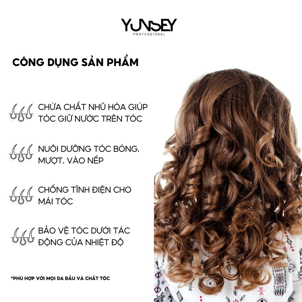 Mặt nạ ủ tóc mềm mượt dành cho tóc xoăn Yunsey Curls Hair Mask