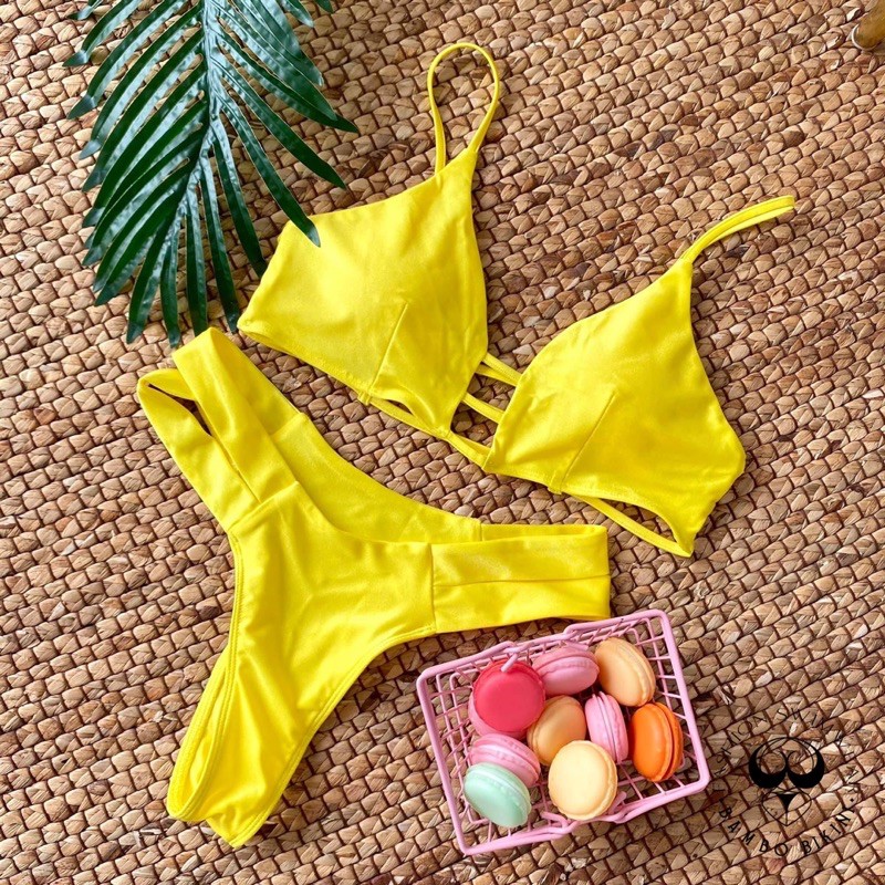 BIKINI 2 MẢNH ĐAN DÂY SAU QUẦN TAM GIÁC (BAMBO BIKINI) | BigBuy360 - bigbuy360.vn